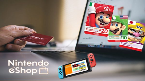 Comprare  e riscattare GiftCard Nintendo eShop esteri